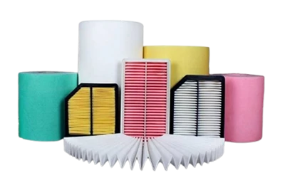 Filter paper, filter fabric and air filters